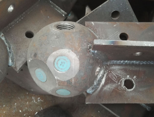 广汉螺栓球球塞，网架配件