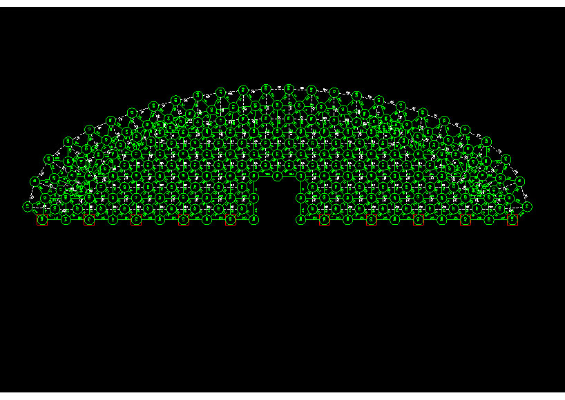 广汉锡林浩特91跨，1000米长干煤棚网架设计