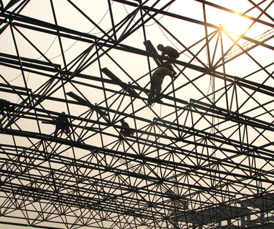 广汉厂房网架安装